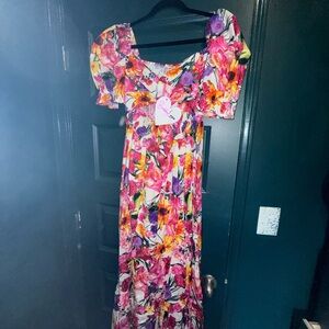 Buddy Love Colorful Floral Dress